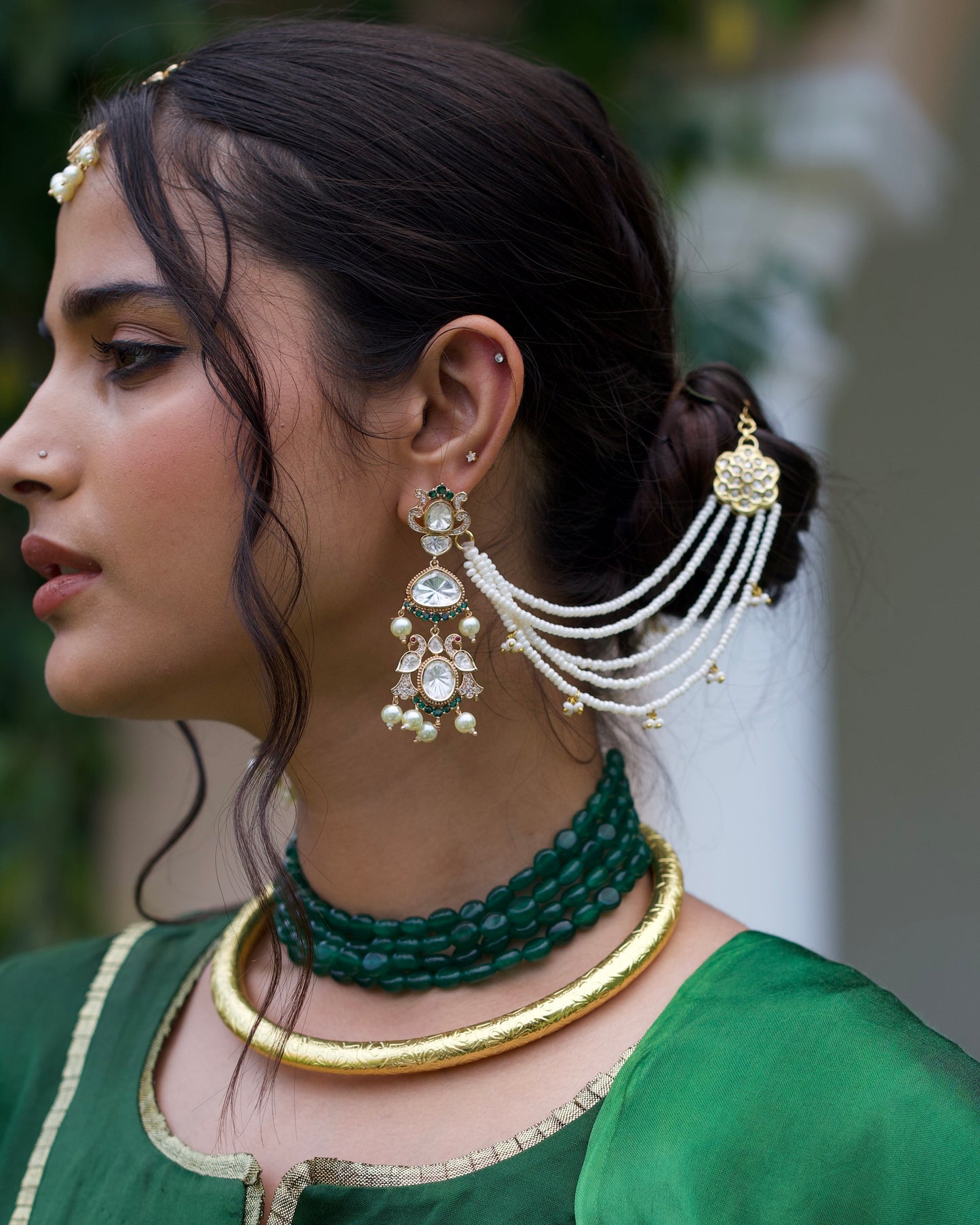 Mania fresh water pearl kaan chain