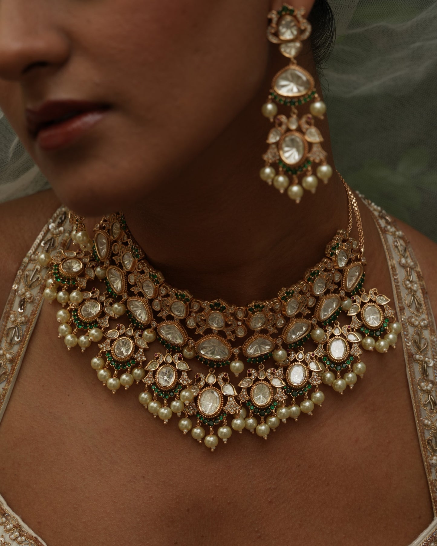 Lalima Gold Polki Statement Choker