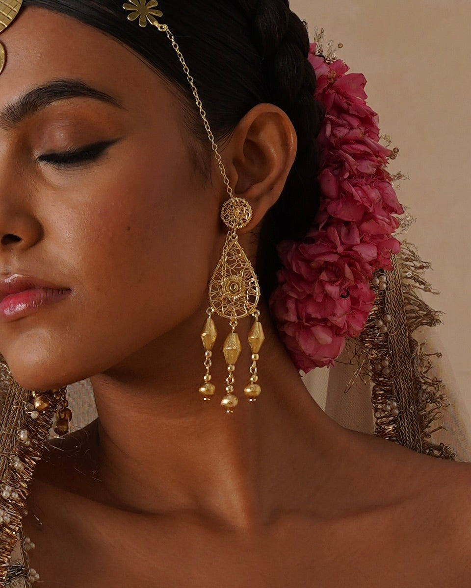 Saanjh – Santhal Floral Earrings