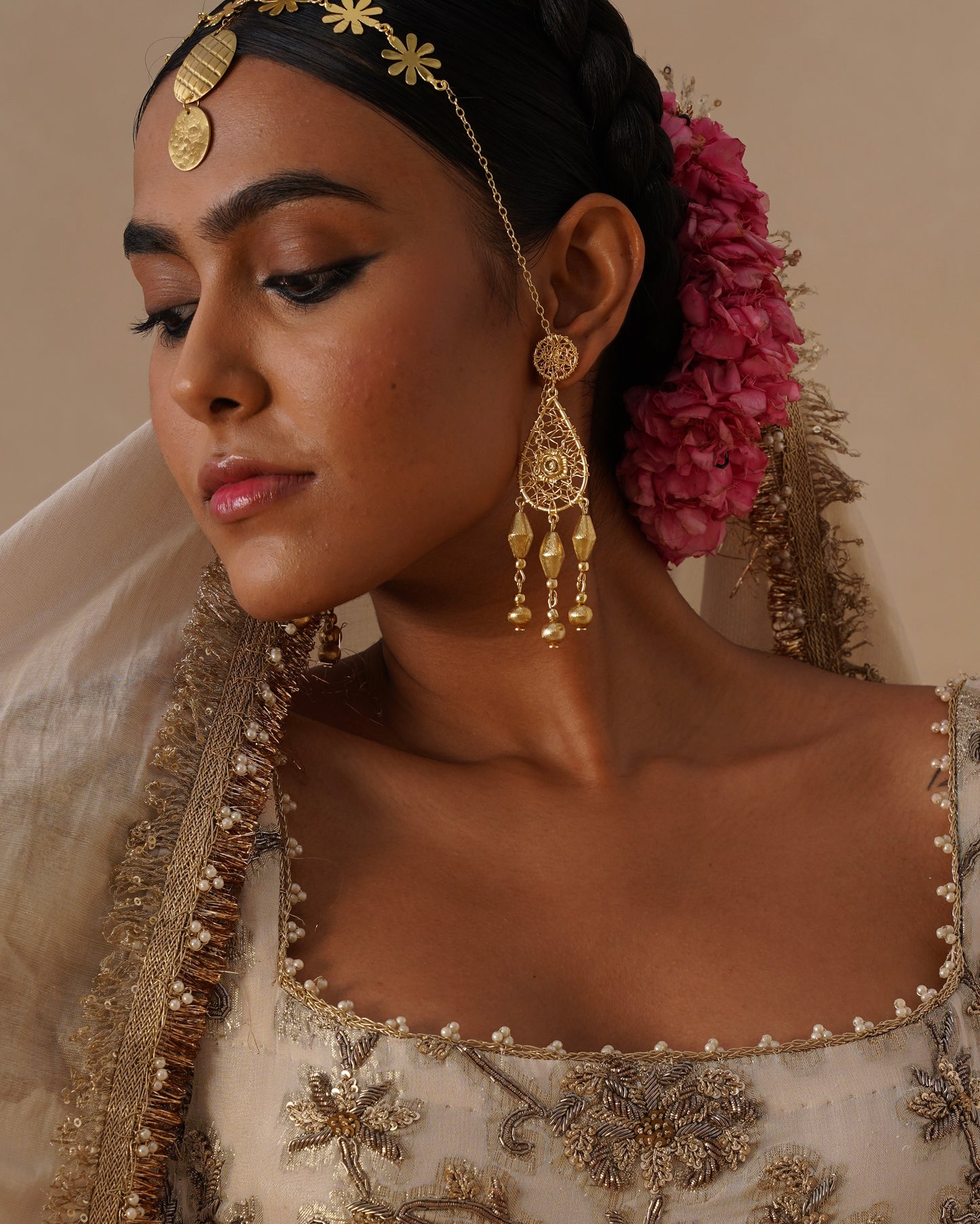 Saanjh – Santhal Floral Earrings