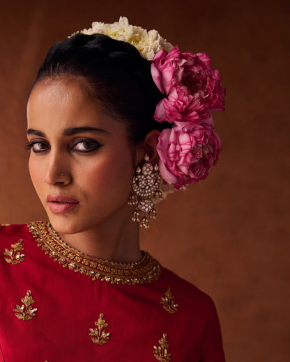 Dyamanti Polki Gold Earrings