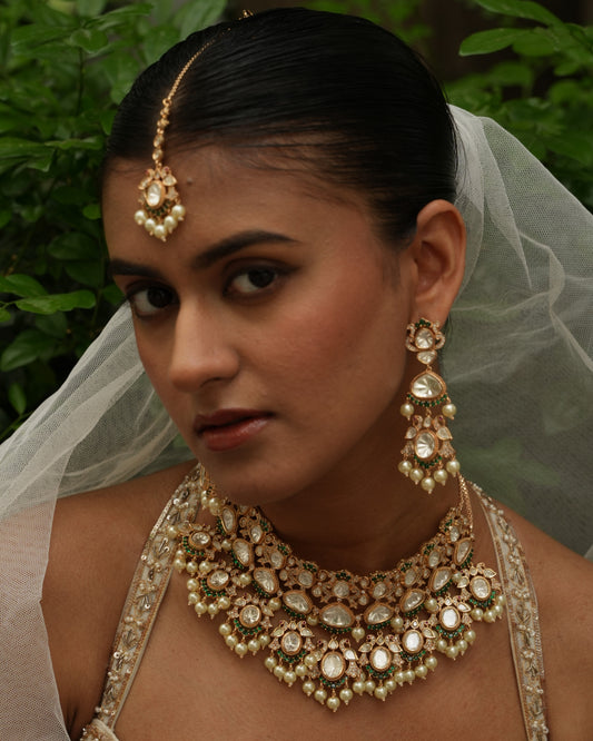 Lalima Gold Polki Statement Choker