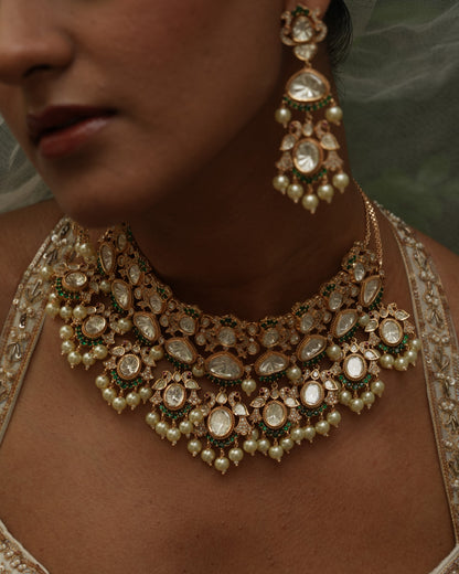 Lalima Gold Polki Statement Choker