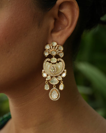 Charumati Morpankhi Polki Earring